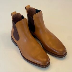 Unworn Allen Edmonds Liverpool Slip on Dress Chelsea Boot in Walnut